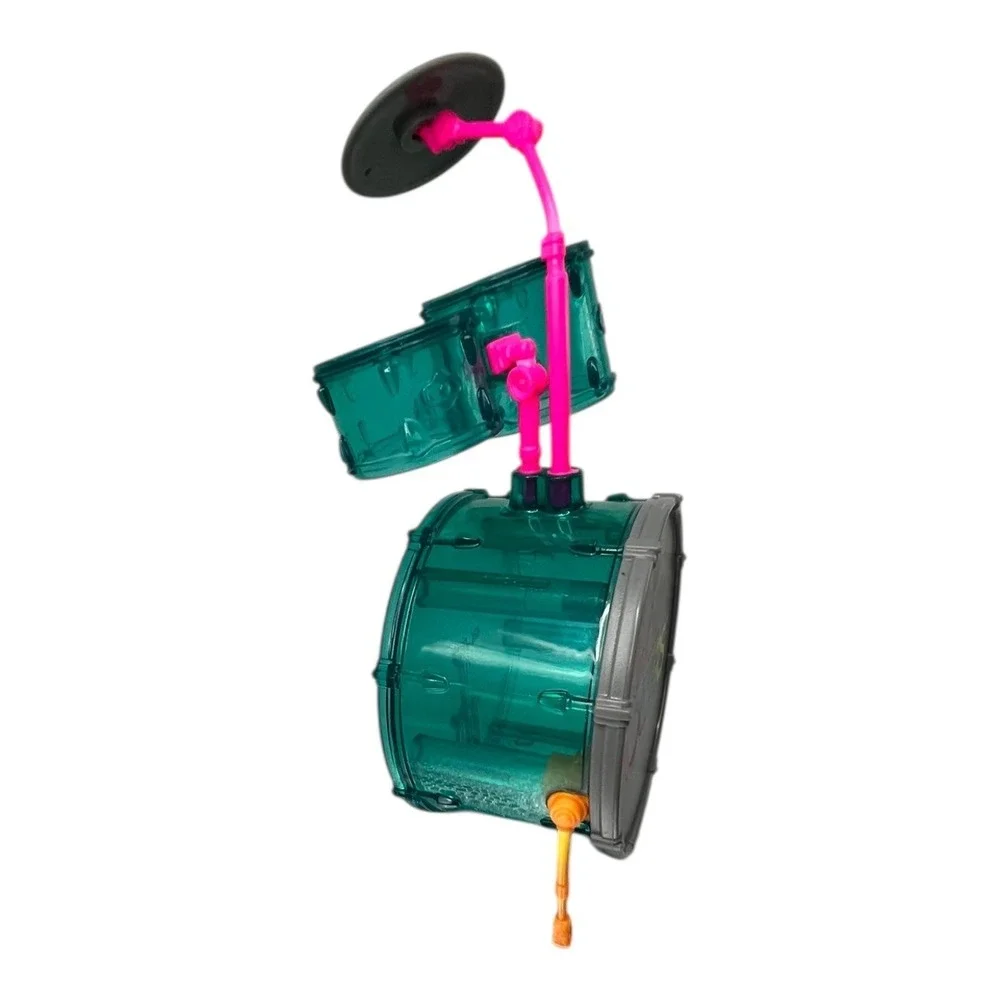 Barbie and The Rockers Drum Set Toy Teal Pink Vintage Mattel 2015 - Picture 2 of 6
